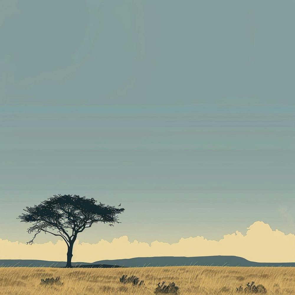 Lone Tree In The Grass