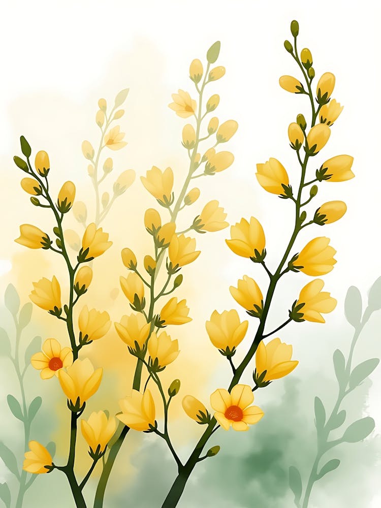 Modern Floral Outline For Subtle Sophistication