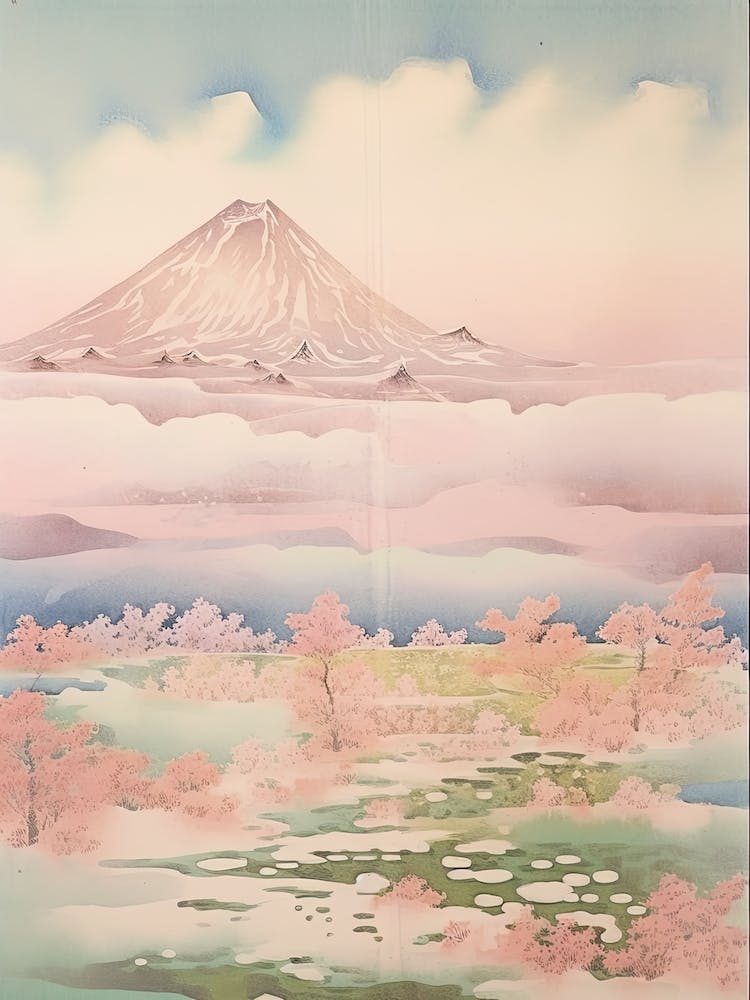 Mount Iwate in Iwate, Japanische Landschaft 2