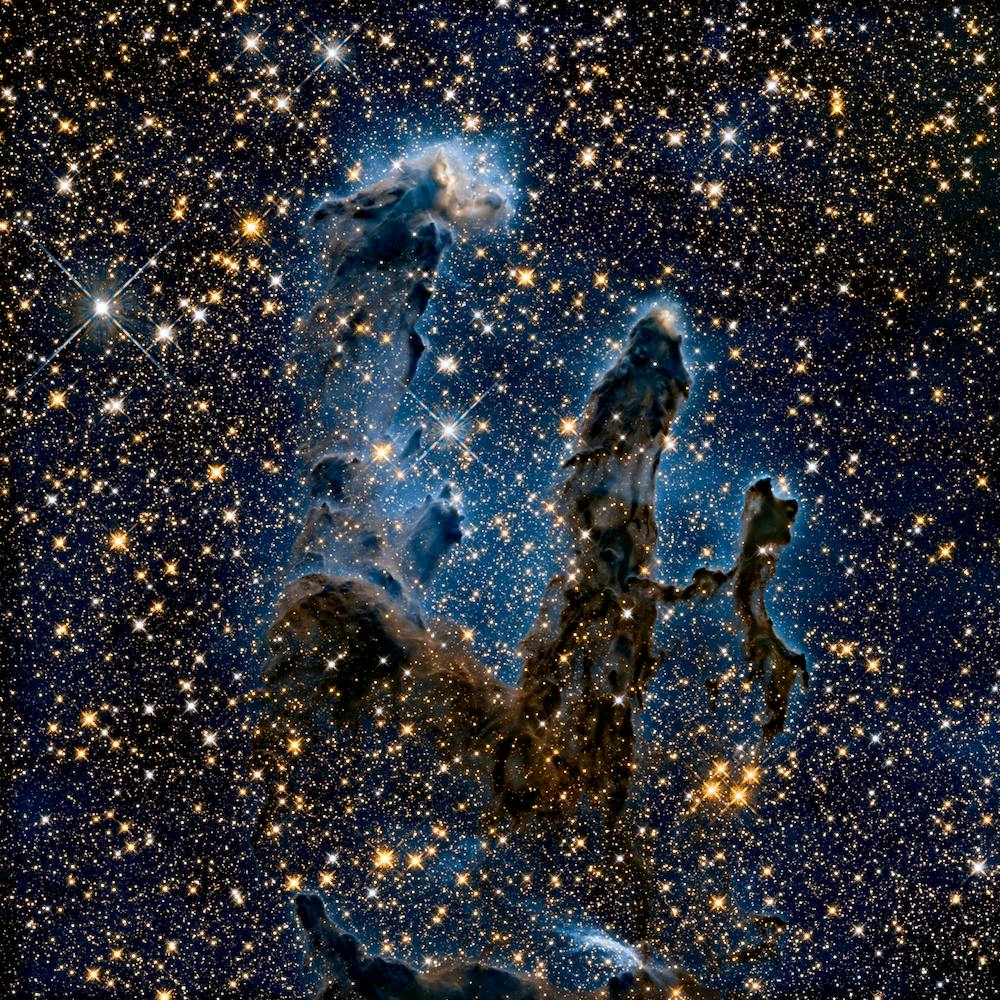 Pillars Of Creation Messier 16 The Eagle Nebula, Nasa