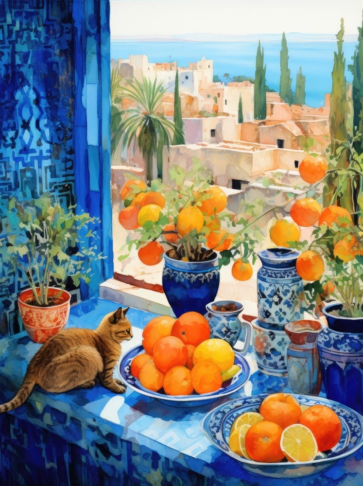 Cat On A Window Sill 3