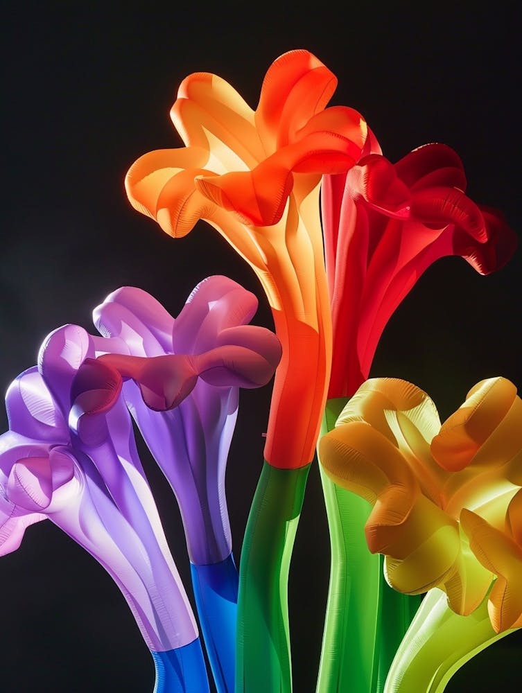 Bright Inflatable Flowers Statice