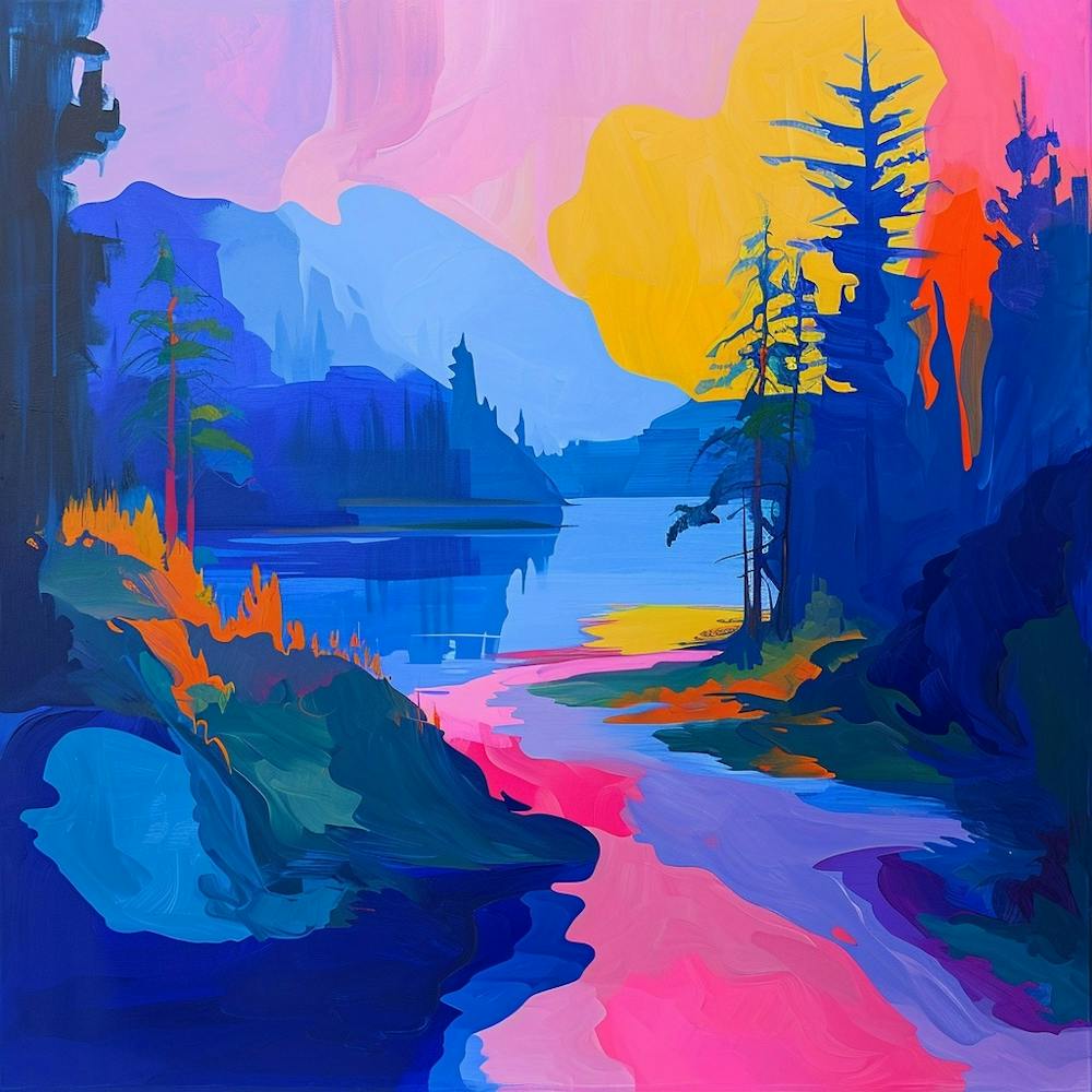 Colourful Abstract Vancouver Canada 1