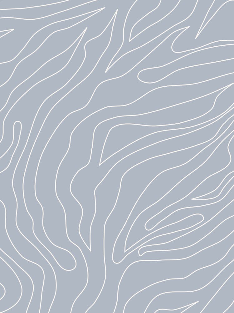 Minimal Abstract Dusty Blue