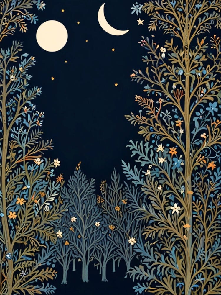 William Morris Night In The Forest 47