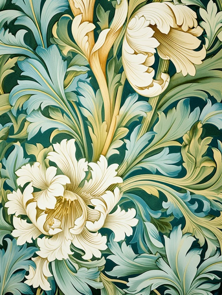 Morris Floral Wallpaper
