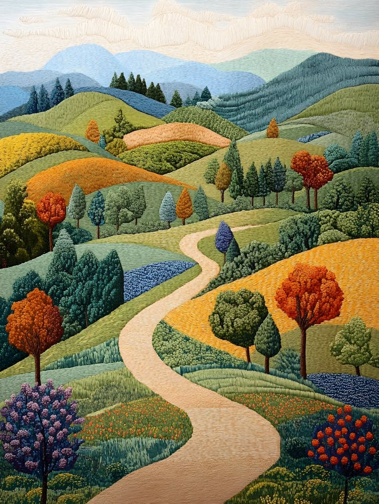 European Countryside Tapestry 8