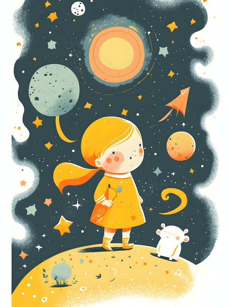 Little Girl In Space