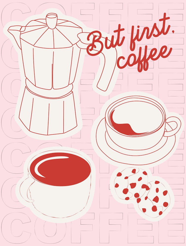 But First Coffee Print