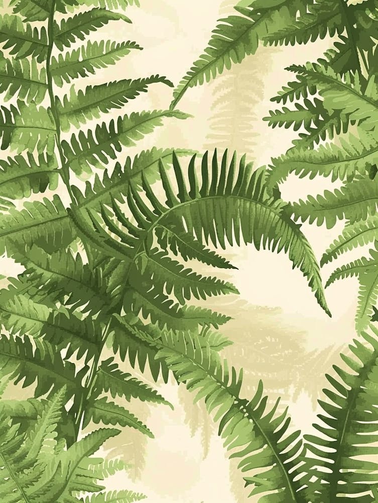 Pattern Poster Forked Fern 3