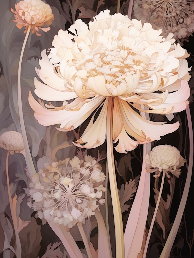 Floral Illustration Queen Annes Lace 2
