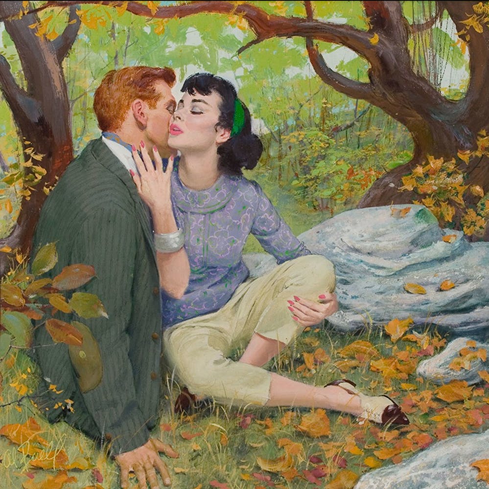 Kissing In The Woods