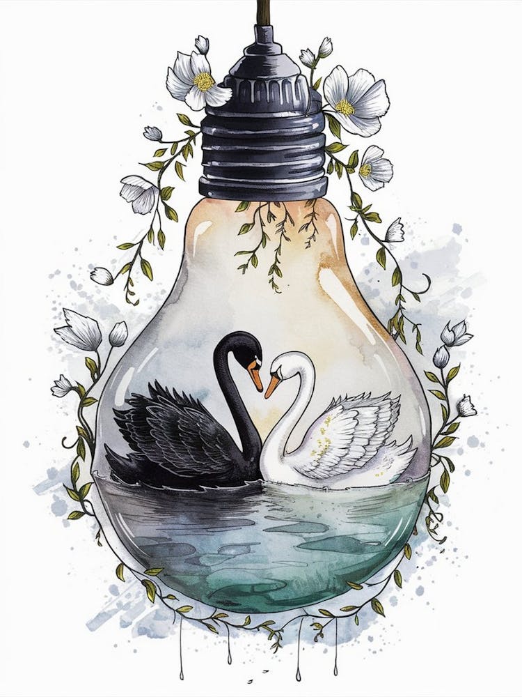 Swans In Love