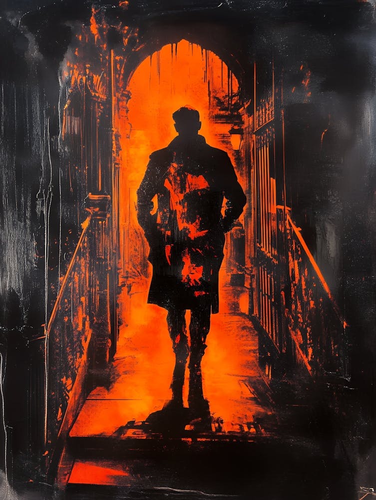 Man In Flames 1