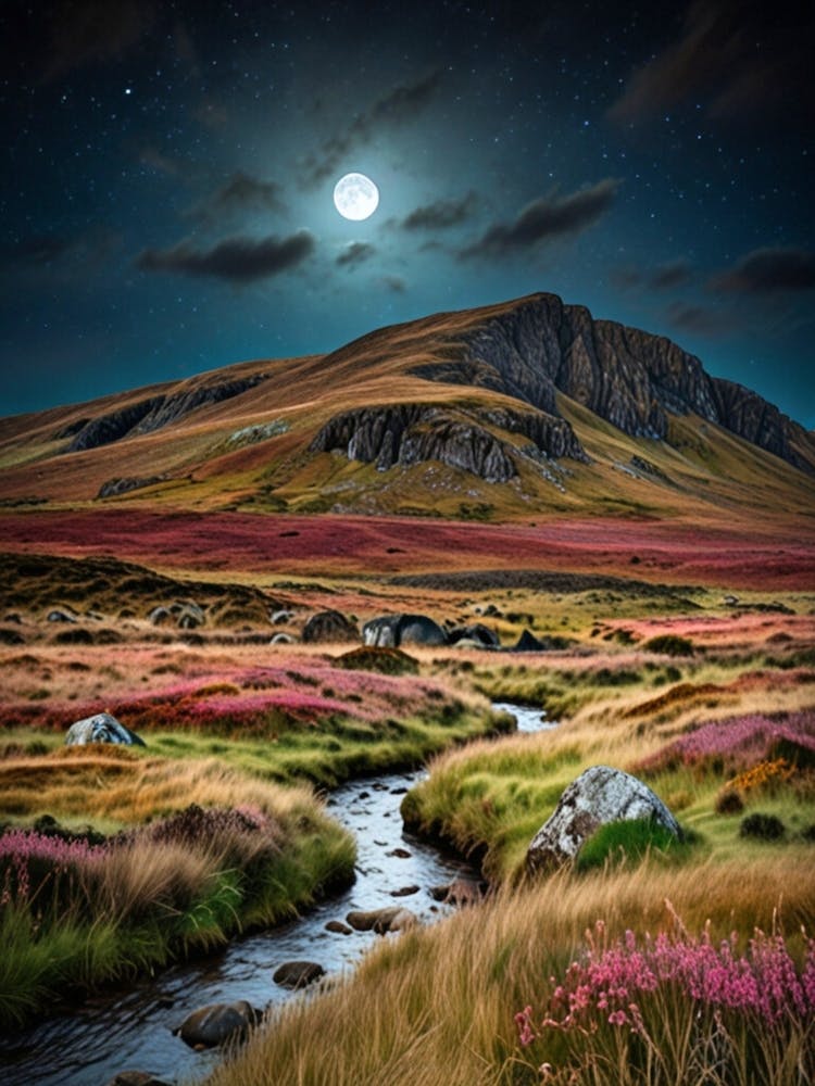 Night In The Mountains 1