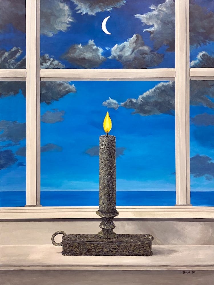 The Weight Of Light Stone Candle