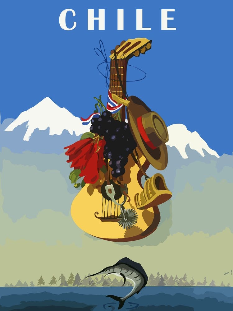 Traditional Chile, Mountains And The Sea