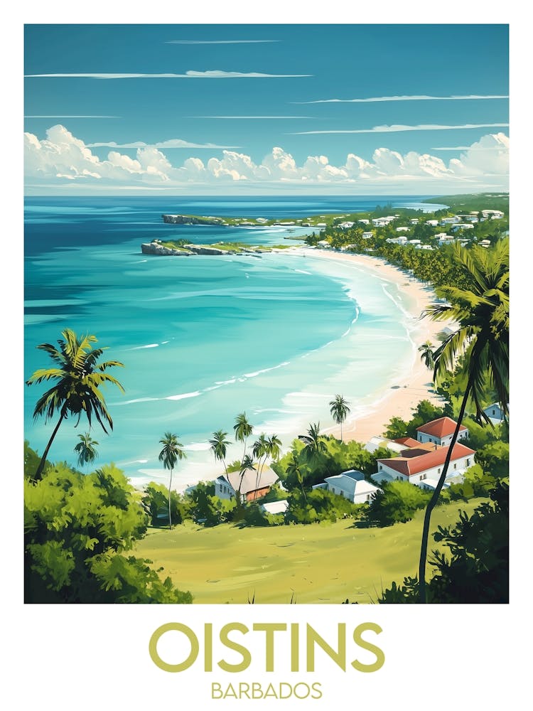 Affiche de voyage Oistins