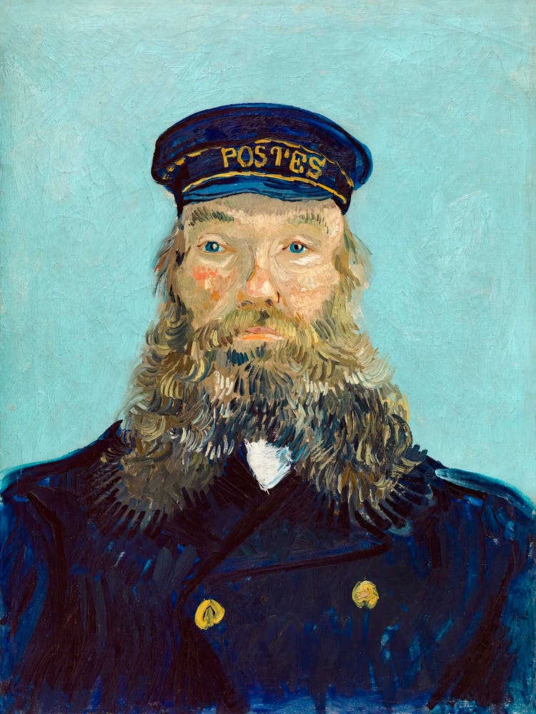Portrait Of Postman Roulin (1888), Vincent Van Gogh
