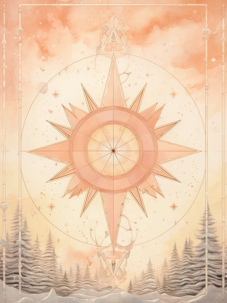 Celestial Geometric Illustration 6