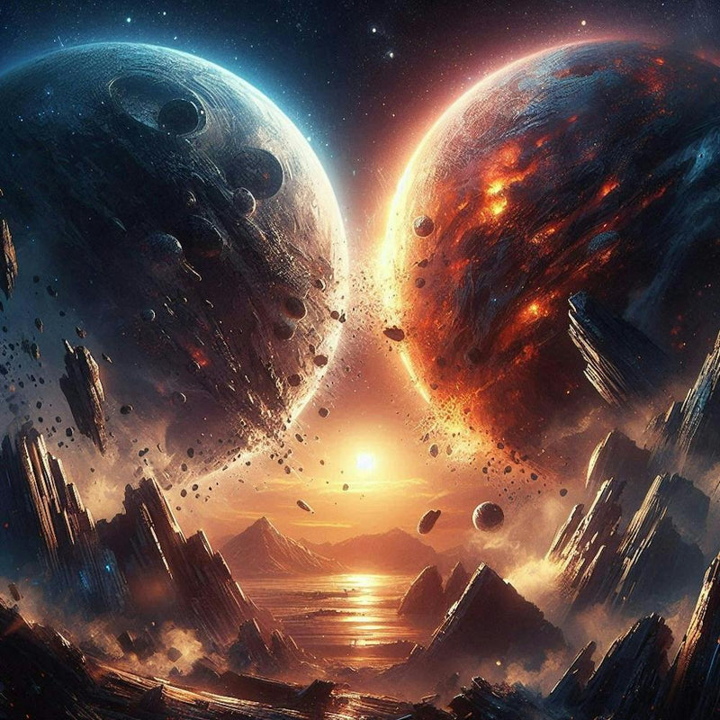 Two Planets In Space 1
