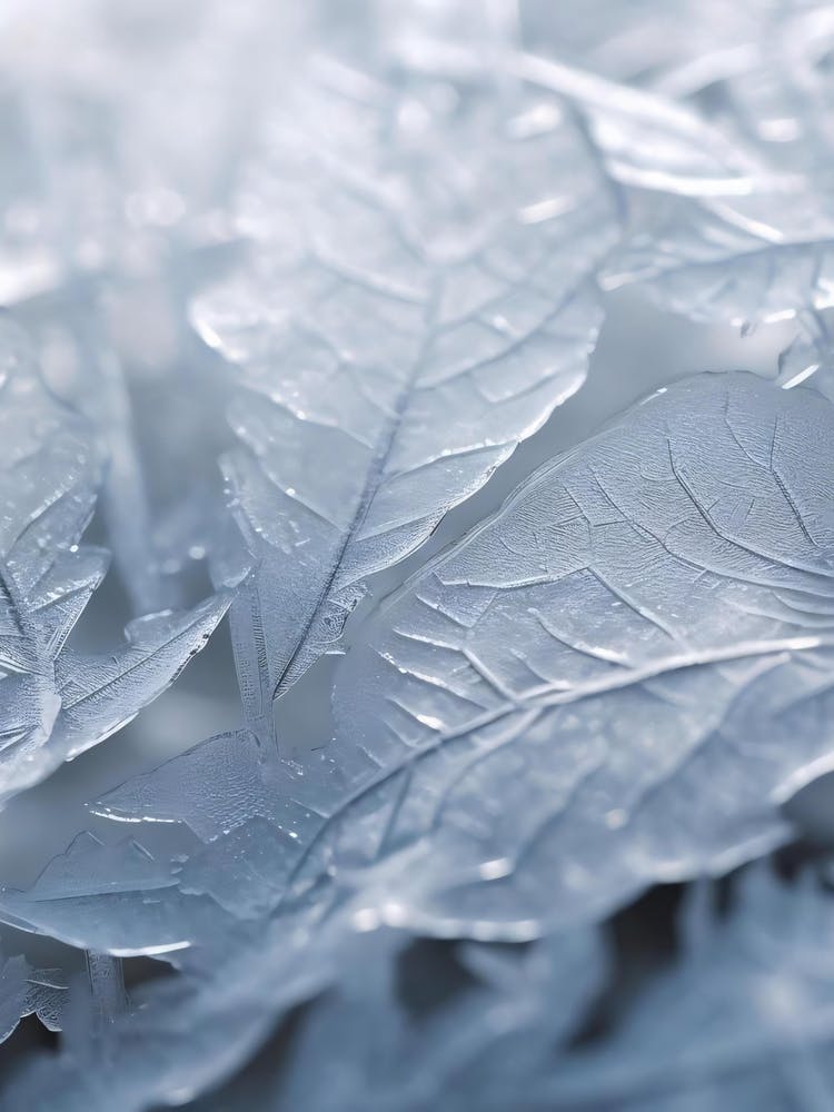 Feuilles de glace