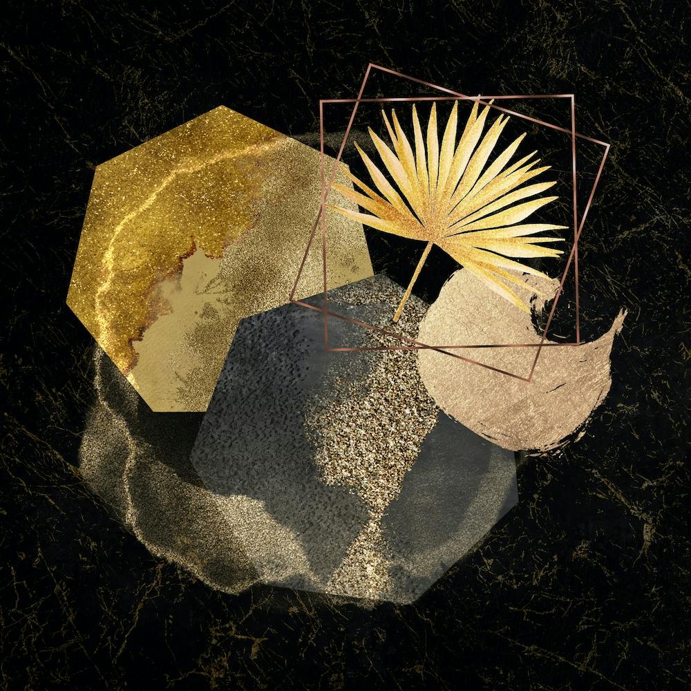 Blattgold Geobotanisch 1