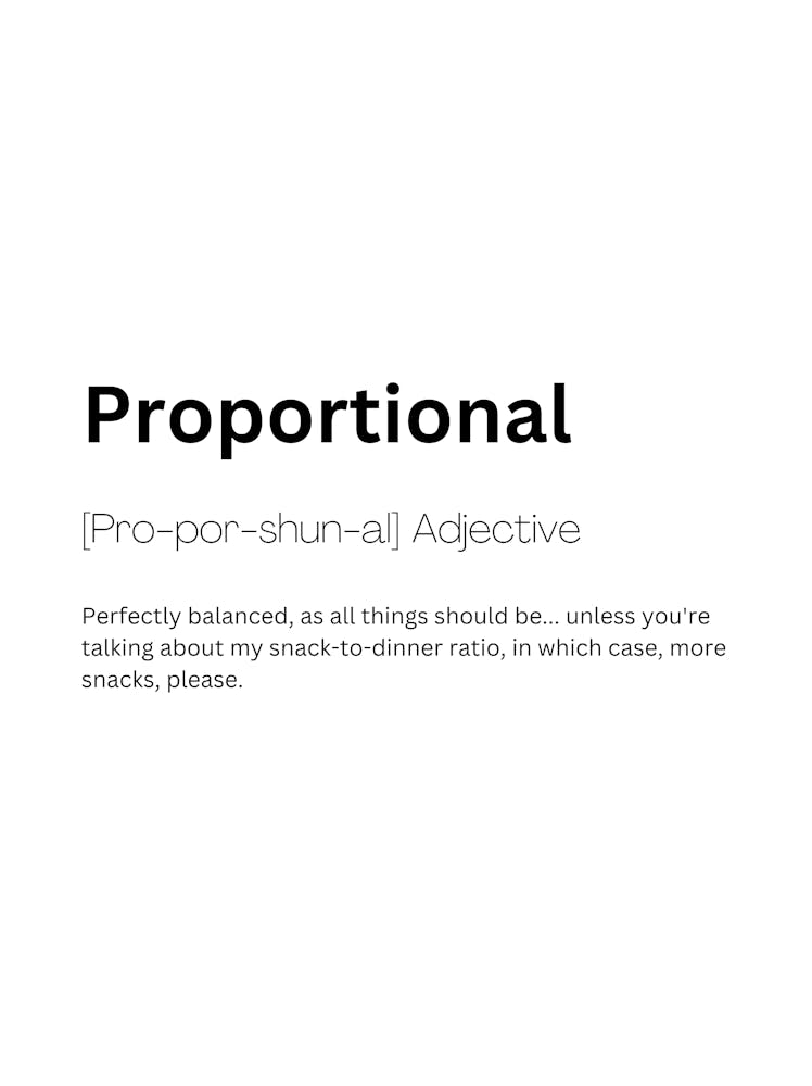Proportional Definition Meaning