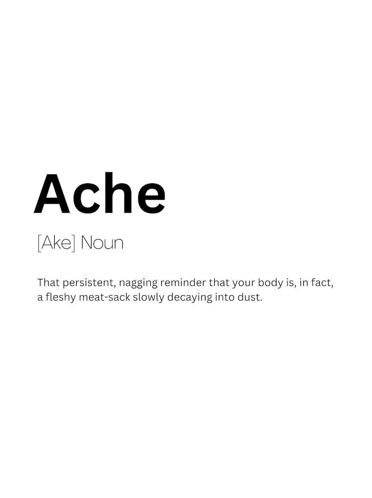 Ache Definition Meaning