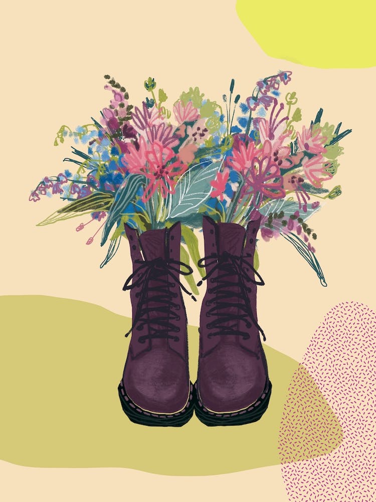 Flower Boots