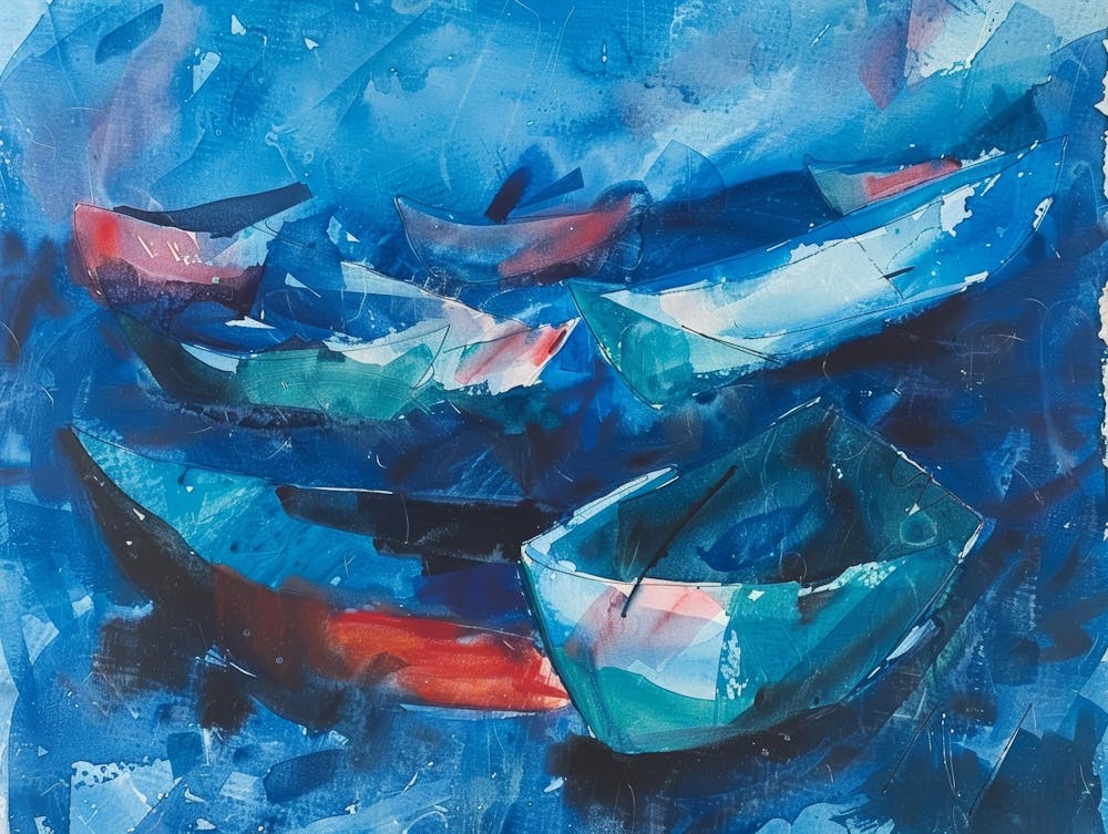 Boats In The Sea 2