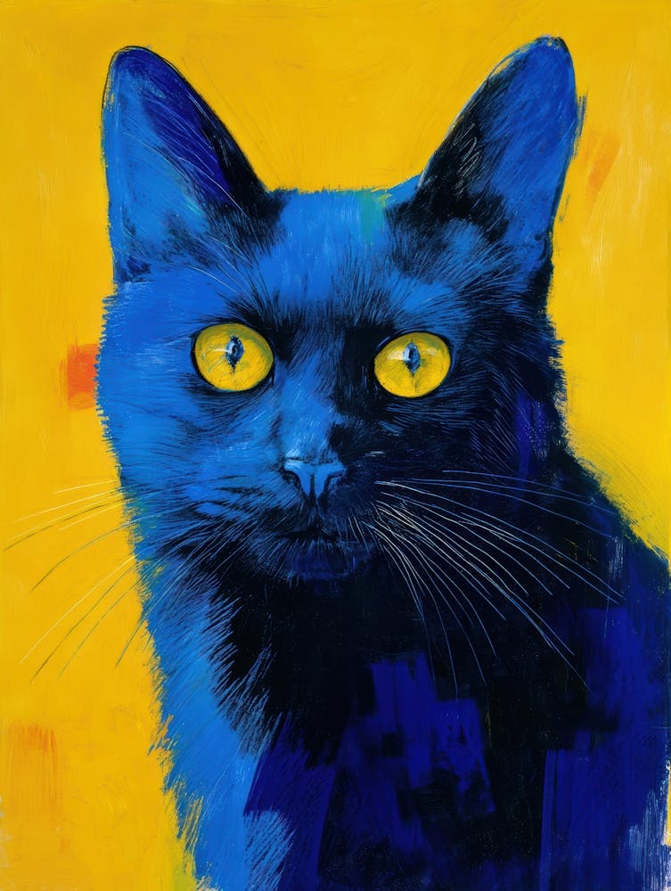 Blaue Katze 39