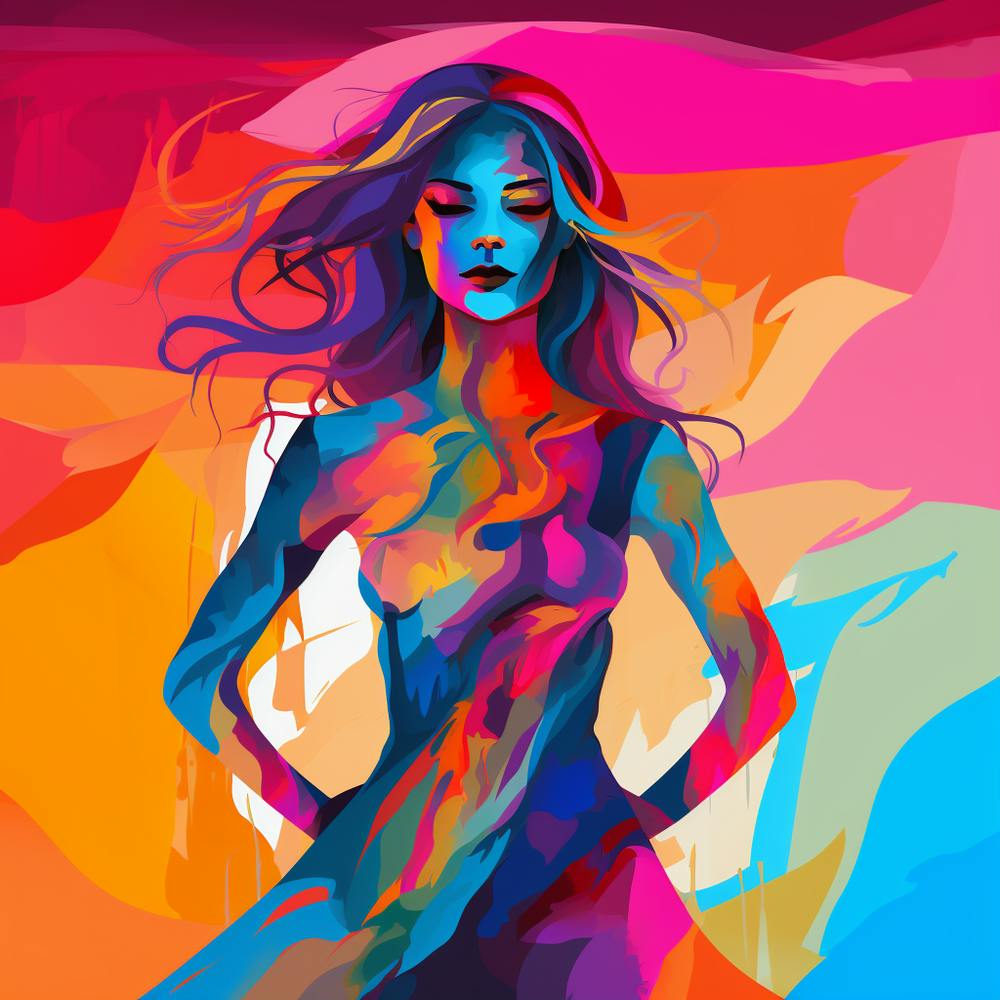 Colorful Woman 1