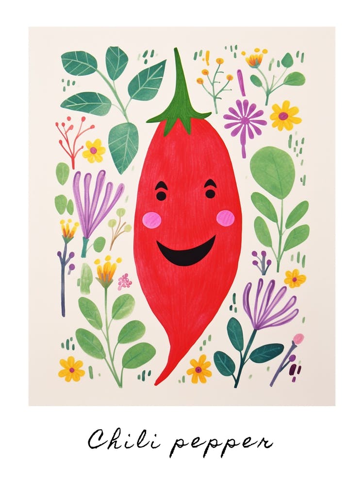 Friendly Kids Chili Pepper 2 Poster