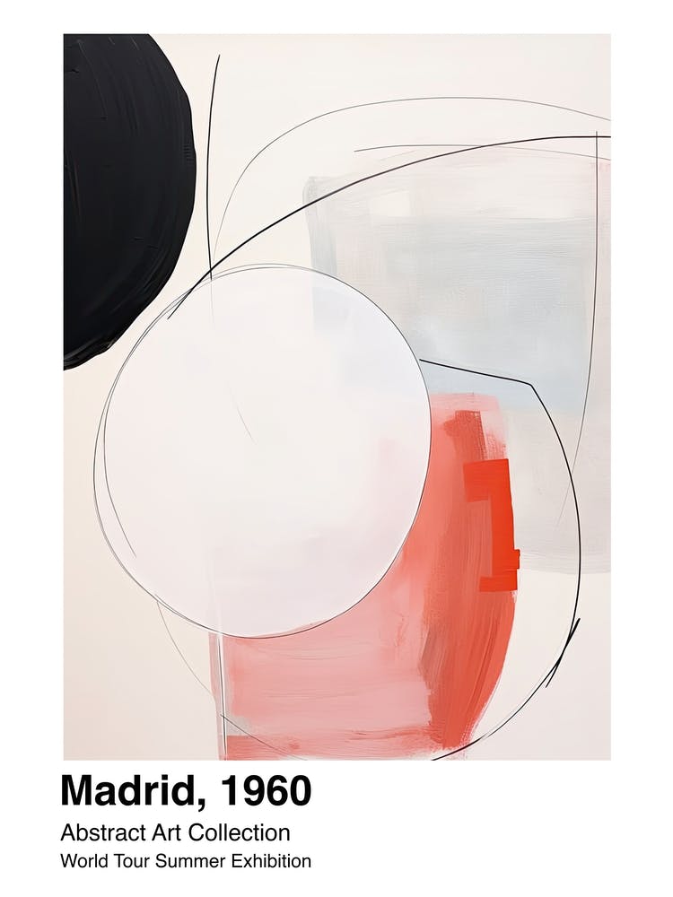 World Tour Exhibition, Abstract Art, Madrid, 1960 1