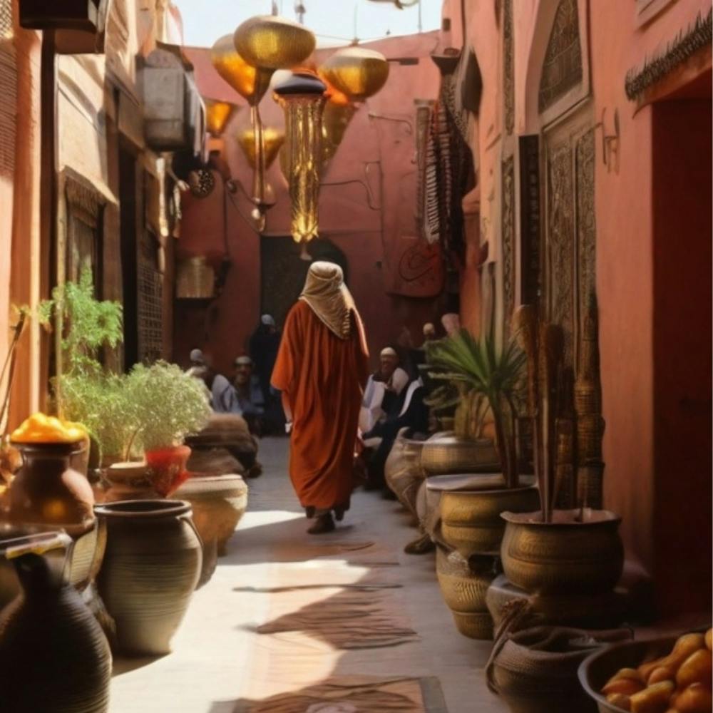 Islamische Architektur in Marrakesch