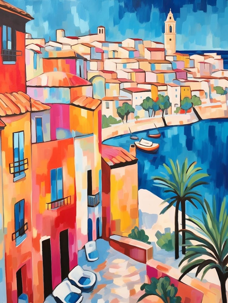 Palma De Mallorca 2 Fauvist Painting