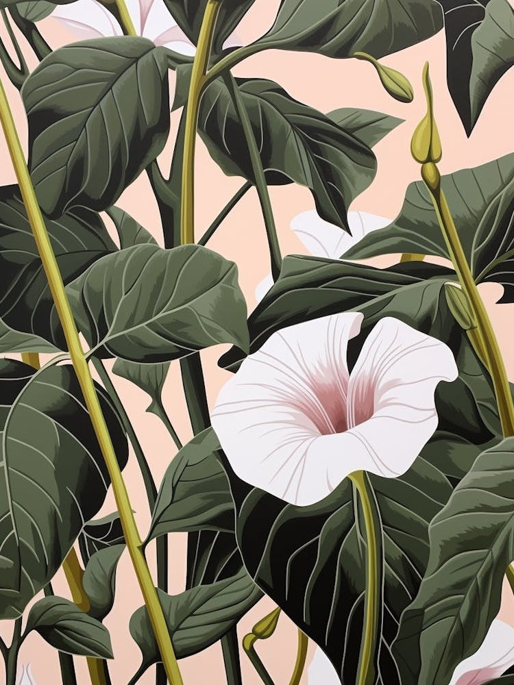 Flower Illustration Morning Glory 3