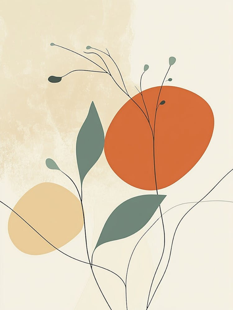 Abstract Flower Canvas Print 2