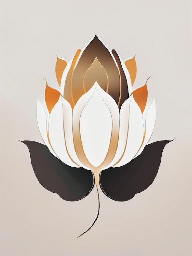 Double Lotus Retro Minimal 1