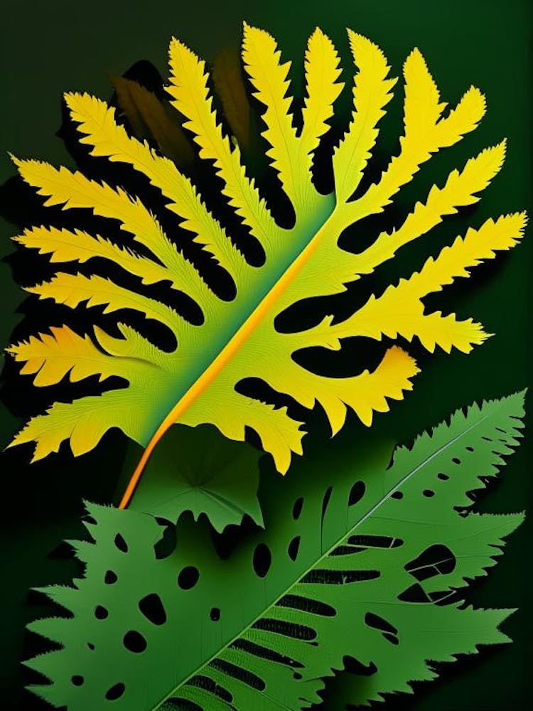 Feuille de Tanaisie Vibrante Inspirée 1