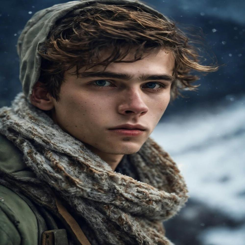 Boy In The Scarf