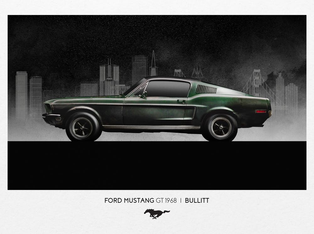 Ford Mustang Gt 1968 I Bullitt