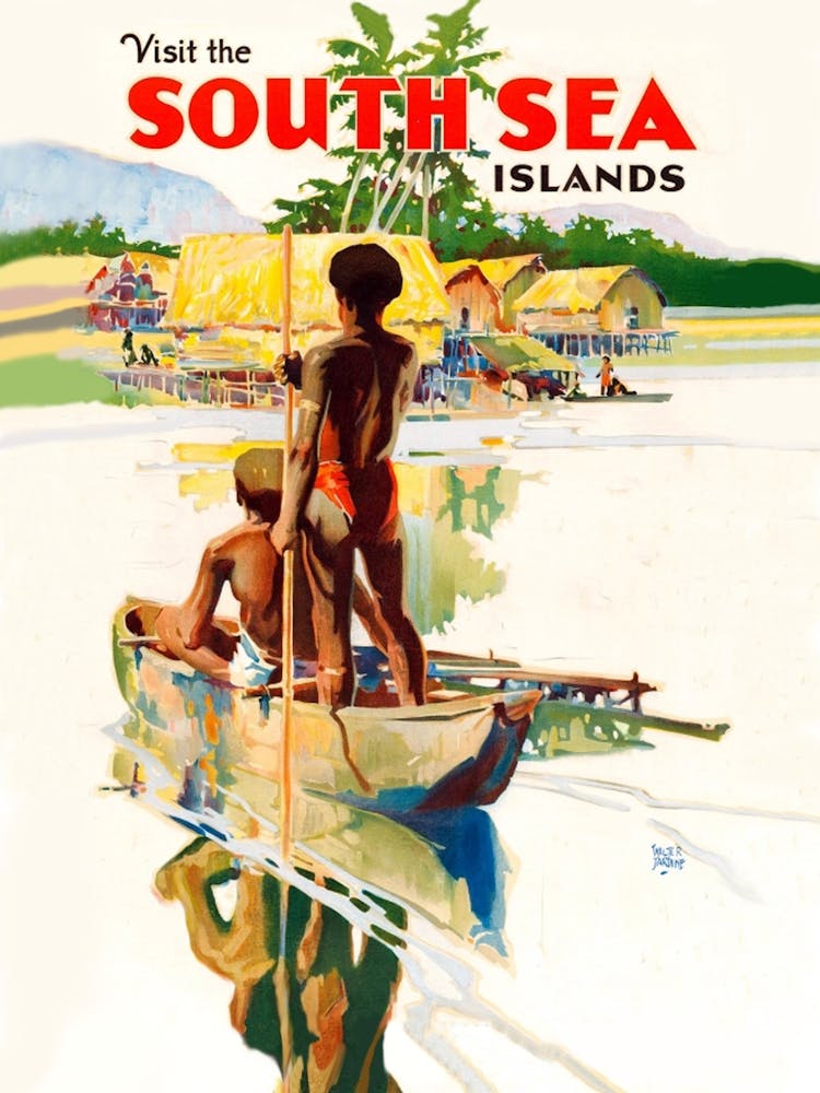 The Hunters From South Sea Islands