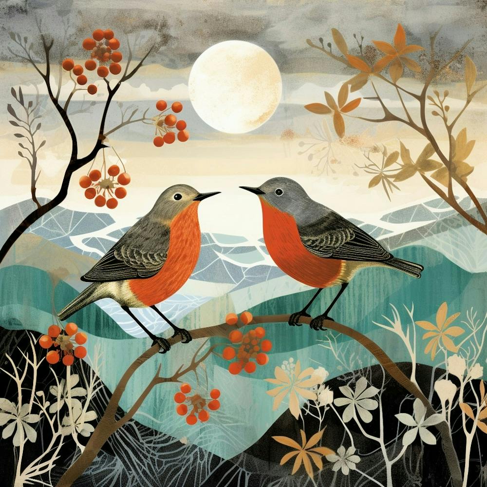 Bird In Nature Robin 9