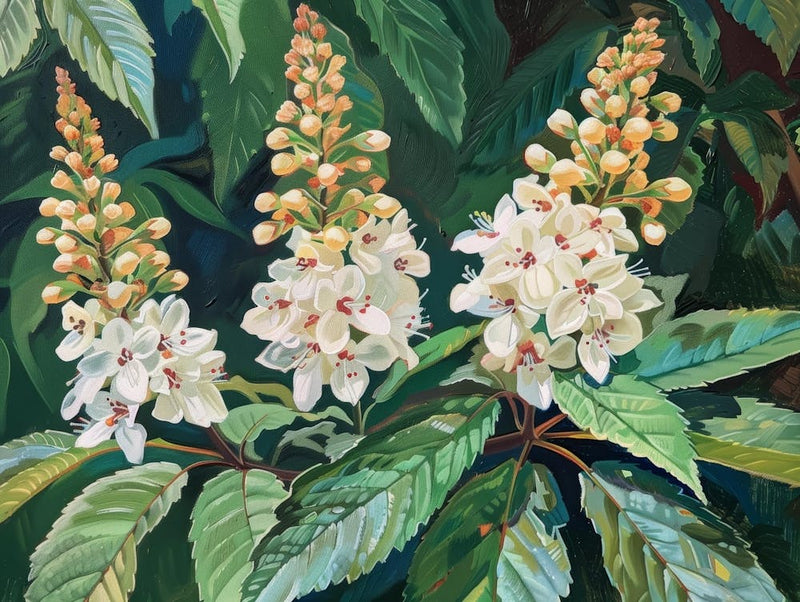 White Flowers On A Tree