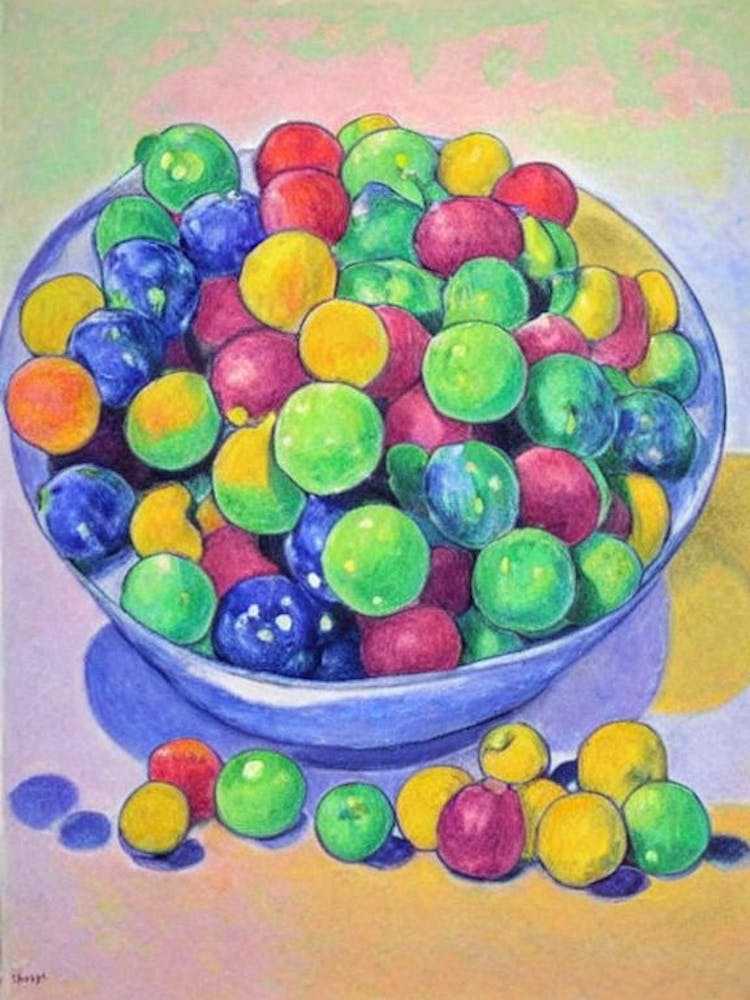 Jujube Vintage Sketch Fruit