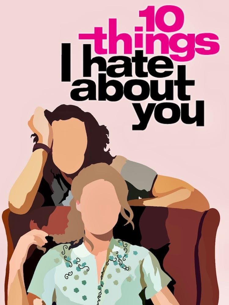 10 Things I Hate About You Print | 10 Things I Hate About You Movie Print