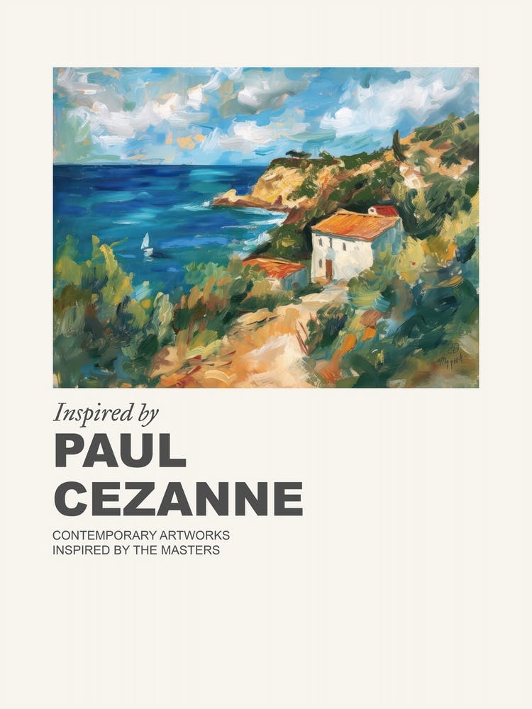 Museum Poster Inspired By Paul Cezanne 1