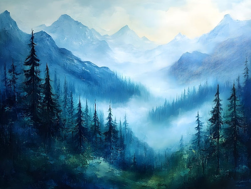 Glorious Mountains Green And Blue 1